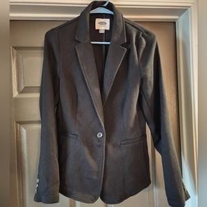Women's Black Blazer from Old Navy - Medium